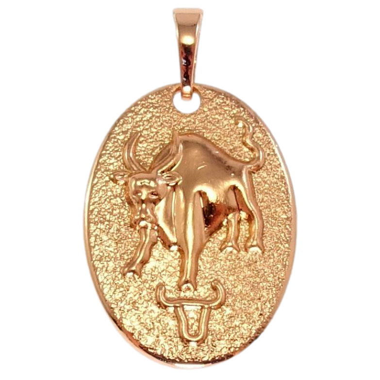 Кулон Xuping Позолота РВ Знак Зодіаку Телець фото №1