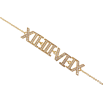 Браслет Xuping колір Позолота 18K "Римські цифри" довжина з доп. ланцюжком 16,5-19см х 1-9мм фото №2