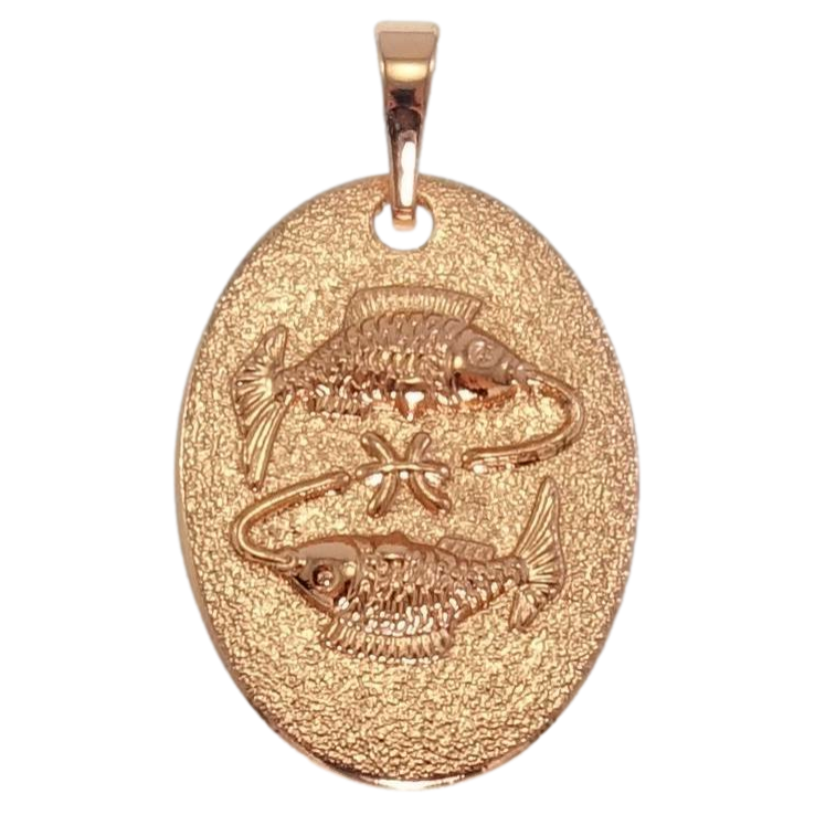 Кулон Xuping Позолота РО Знак Зодиака Рыбы фото №5