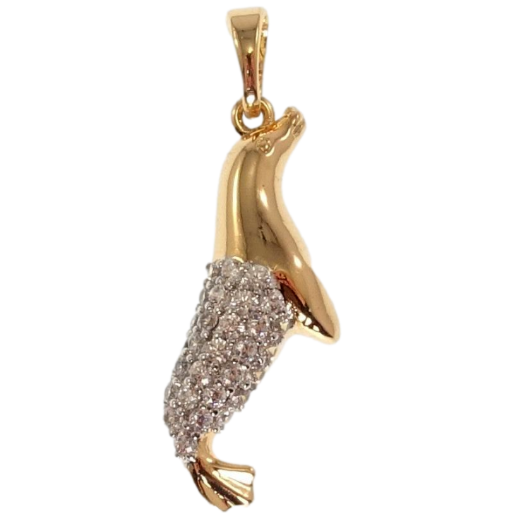 Кулон Xuping Позолота + Родий Тюлень фото №16