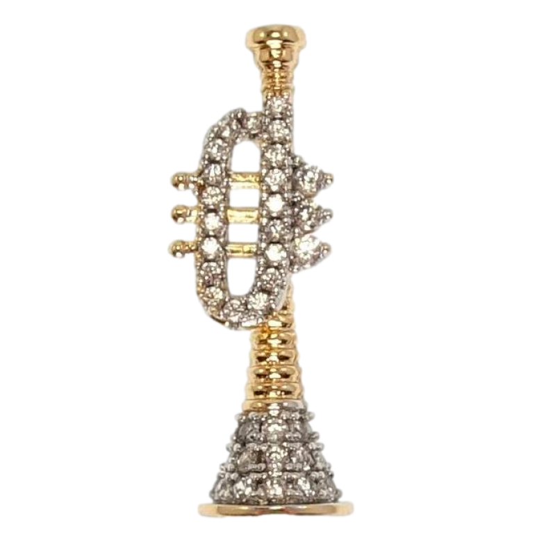 Кулон Xuping Позолота + Родий Труба фото №1