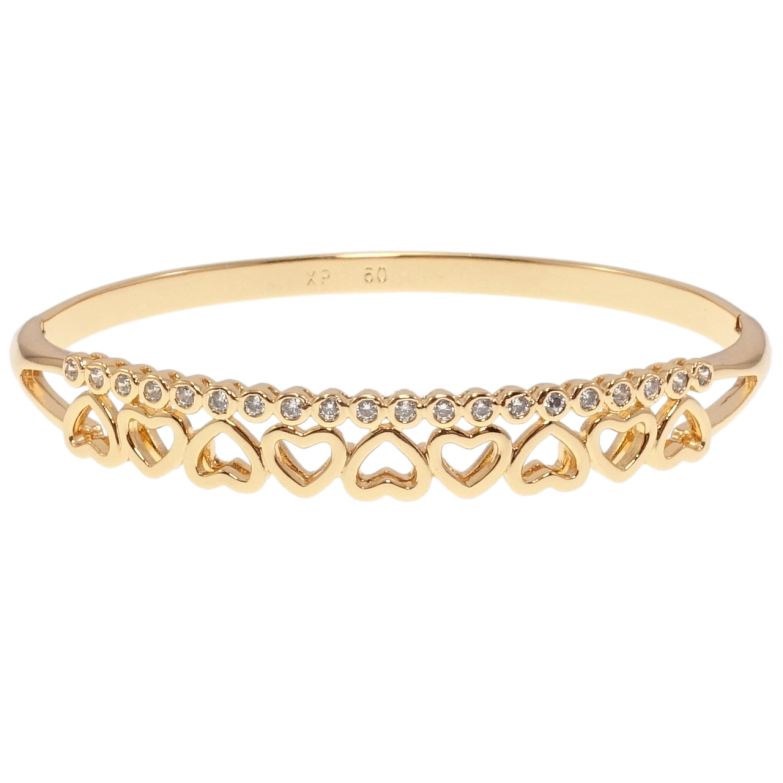 Браслет Xuping Позолота 18K Романтизм ø 6см фото №1 Браслет Xuping Позолота 18K Романтизм ø 6см фото №1