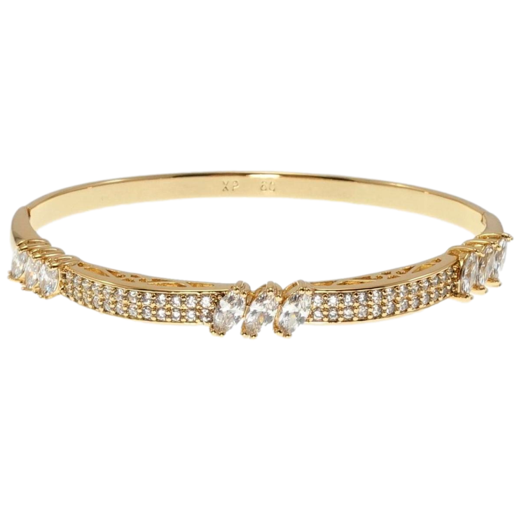 Браслет Xuping Позолота 18K Кристальна класика ø 6см фото №6 Браслет Xuping Позолота 18K Кристальна класика ø 6см фото №6