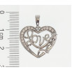 Кулон Xuping Родий Сердце Love фото №2 Кулон Xuping Родий Сердце Love фото №2