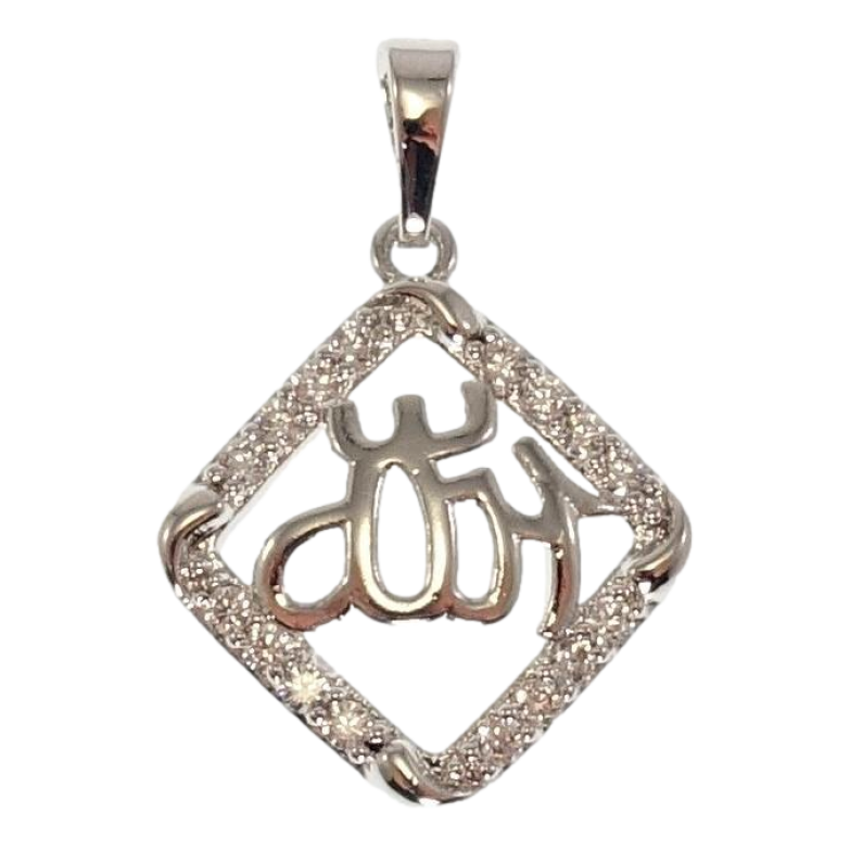 Кулон Xuping Родий Мусульманская подвеска с надписью Аллах фото №1
