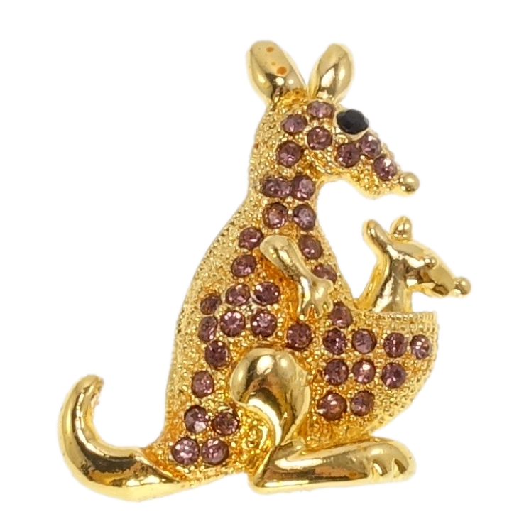 Брошь Кенгуру с бордовыми стразами фото №20 Брошь Кенгуру с бордовыми стразами фото №20