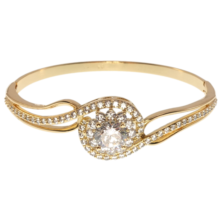 Браслет Xuping Позолота 18K Грация Венеры ø 6см фото №3 Браслет Xuping Позолота 18K Грация Венеры ø 6см фото №3