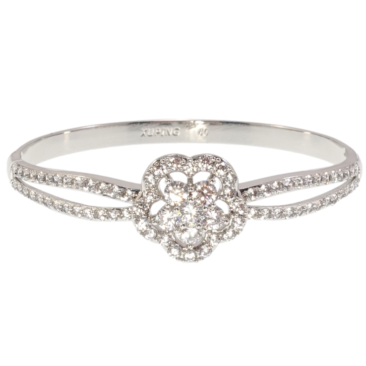 Браслет Xuping Родий Цветочек инкрустация цирконий ø 6см фото №21 Браслет Xuping Родий Цветочек инкрустация цирконий ø 6см фото №21