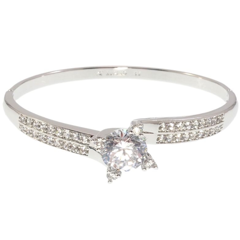 Браслет Xuping Родий Изысканность ø 5,8см фото №1 Браслет Xuping Родий Изысканность ø 5,8см фото №1