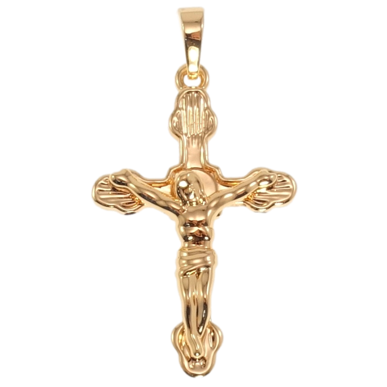 Кулон Xuping M&L Колір 18K Декоративний Хрест із Розп'яттям фото №1 Кулон Xuping M&L Колір 18K Декоративний Хрест із Розп'яттям фото №1