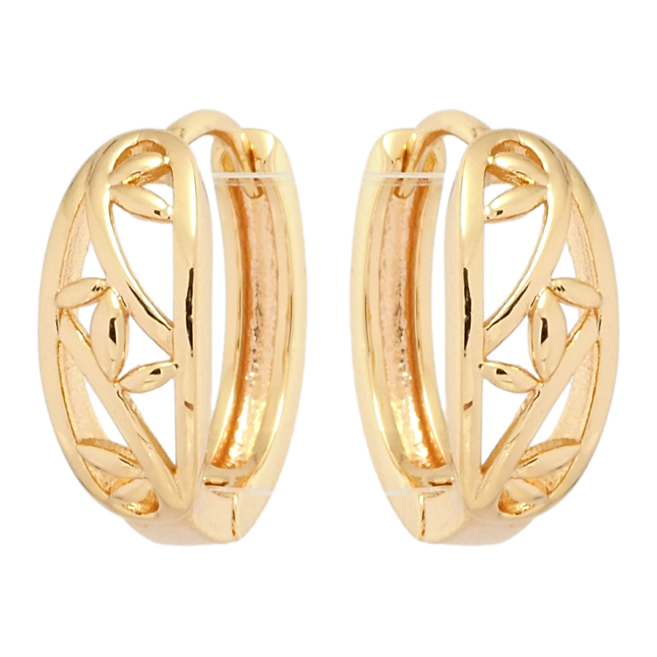 Сережки Xuping M&L Колір 18K колечка Різний орнамент фото №5