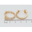 Сережки Xuping M&L Колір 18K колечка Сердечки з колечкими фото №2