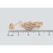Сережки Xuping M&L Колір 18K пусети Декоративні підвіски із кольорових кристалів фото №2