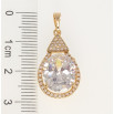 Кулон Xuping Позолота 18K Краплястий кулон з кристалом фото №2 Кулон Xuping Позолота 18K Краплястий кулон з кристалом фото №2