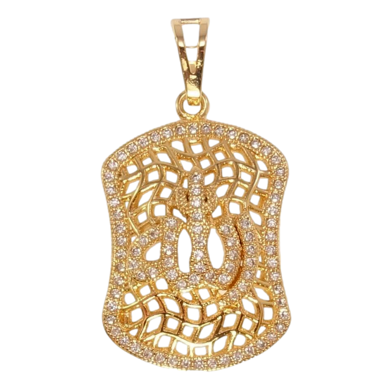 Кулон Xuping Позолота 18K Мусульманская подвеска с надписью Аллах фото №1