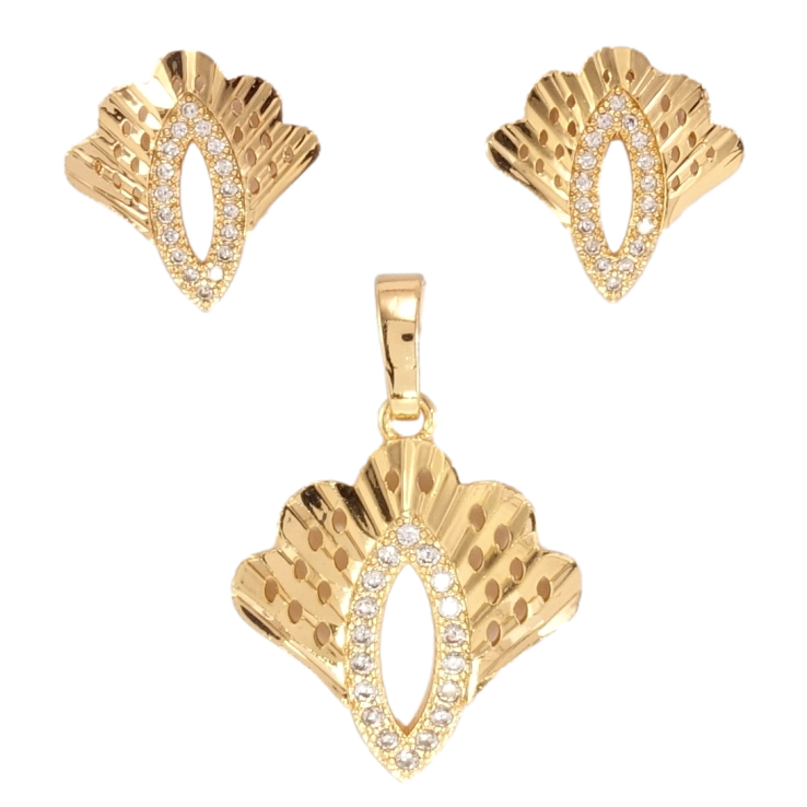 Набор Xuping Позолота 18K Серьги Кулон Декоративный веер фото №23 Набор Xuping Позолота 18K Серьги Кулон Декоративный веер фото №23