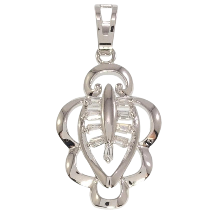 Кулон Xuping Родий Фигурная подвеска с цирконием фото №16 Кулон Xuping Родий Фигурная подвеска с цирконием фото №16