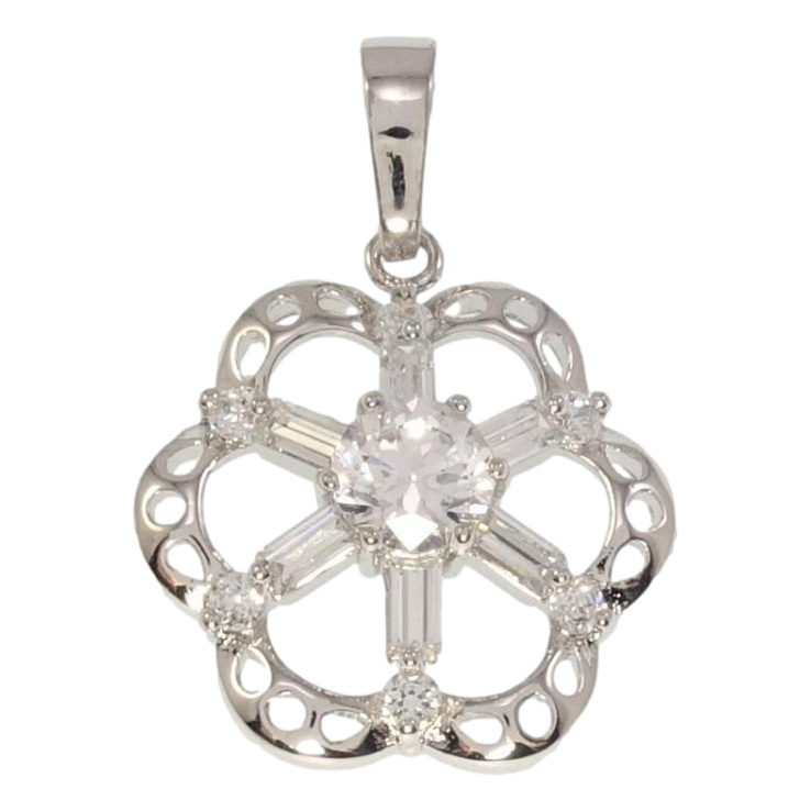 Кулон Xuping Родій Квітка з цирконієм фото №21 Кулон Xuping Родій Квітка з цирконієм фото №21