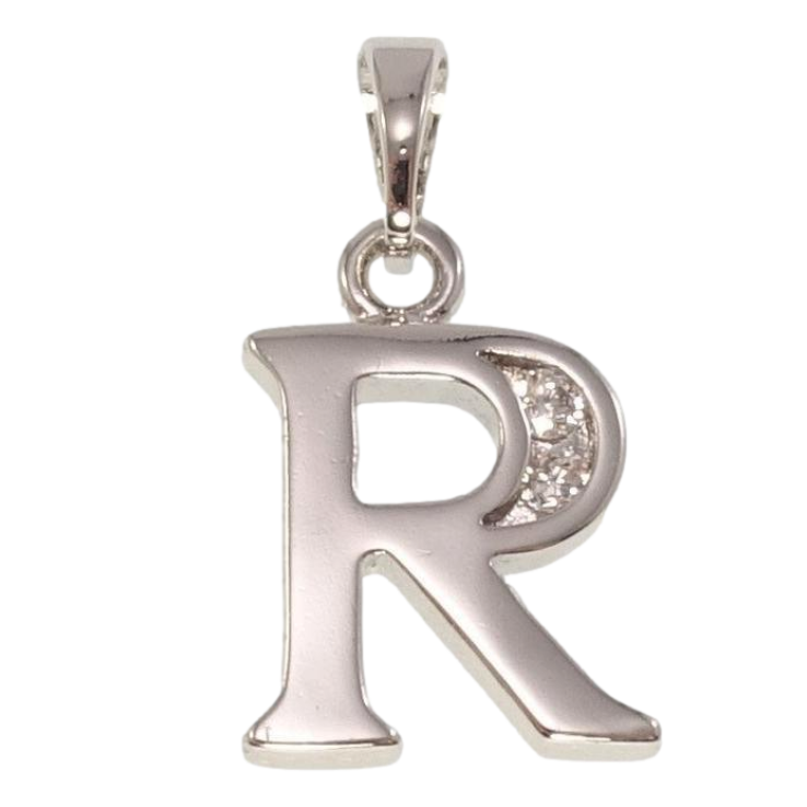 Кулон Xuping Родій Літера R фото №7 Кулон Xuping Родій Літера R фото №7