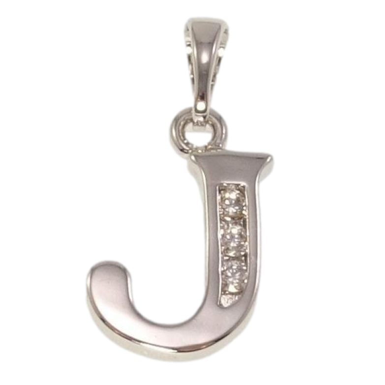 Кулон Xuping Родій Літера J фото №1