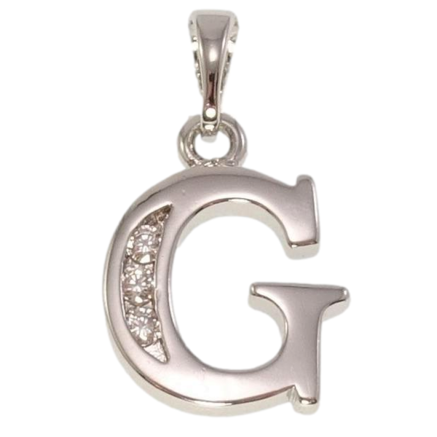 Кулон Xuping Родій Літера G фото №1