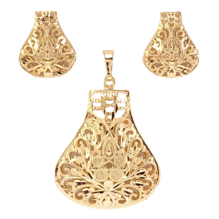 Набор Xuping Позолота 18K Серьги Кулон Ажурный орнамент фото №25 Набор Xuping Позолота 18K Серьги Кулон Ажурный орнамент фото №25