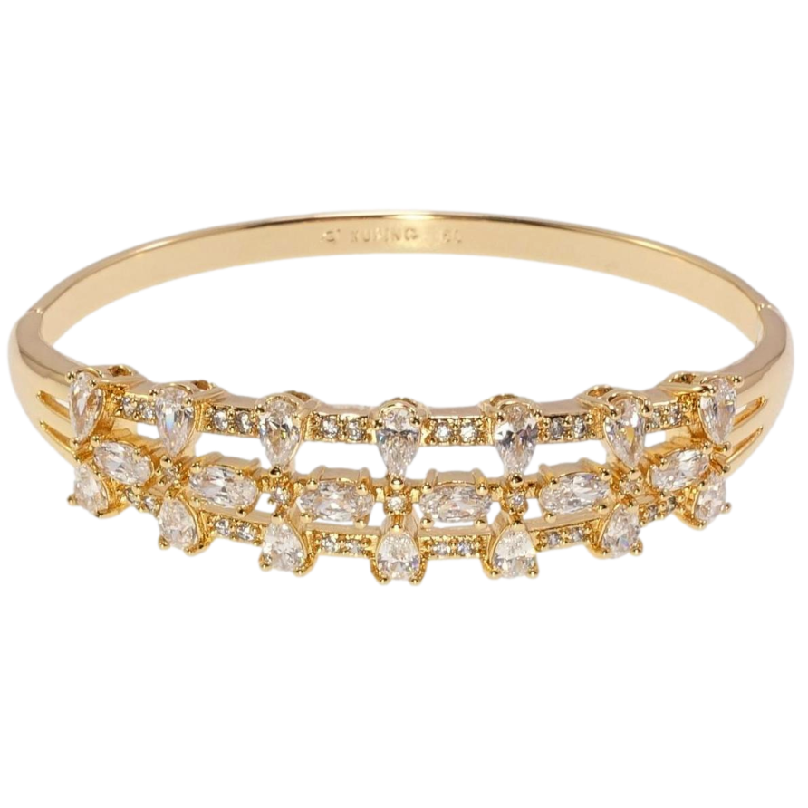 Браслет Xuping Позолота 18K Искристость ø 5,7см фото №1 Браслет Xuping Позолота 18K Искристость ø 5,7см фото №1