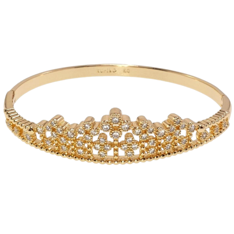 Браслет Xuping Позолота 18K Корона ø 6см фото №1