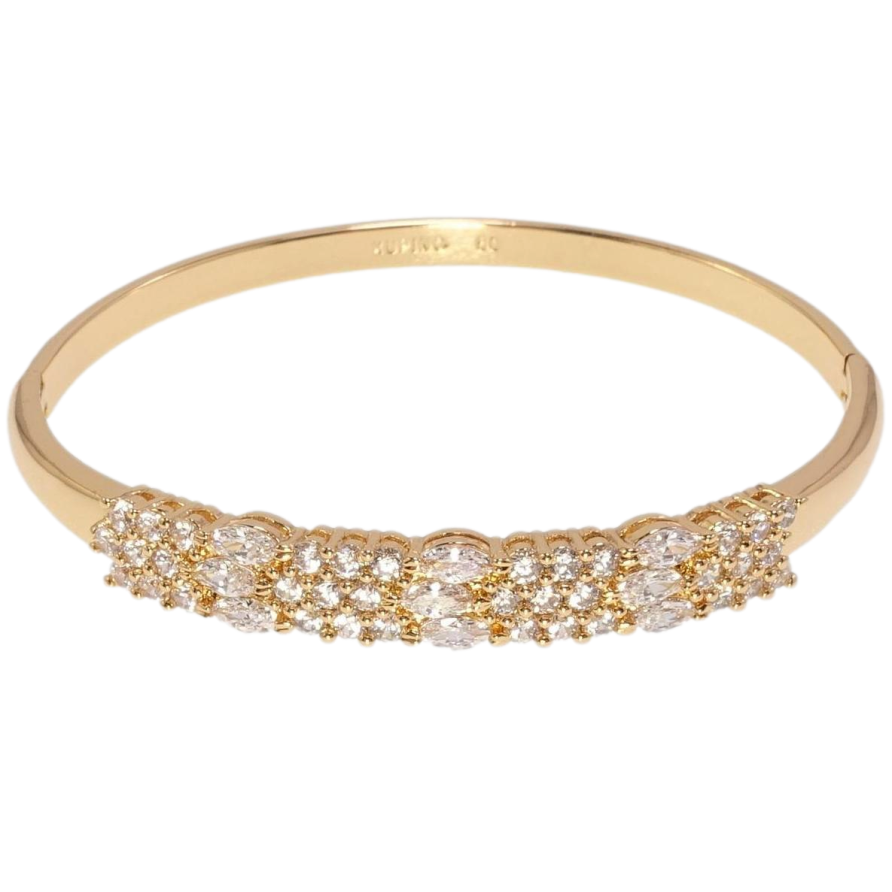 Браслет Xuping Позолота 18K Инкрустация цирконием ø 6см фото №1 Браслет Xuping Позолота 18K Инкрустация цирконием ø 6см фото №1