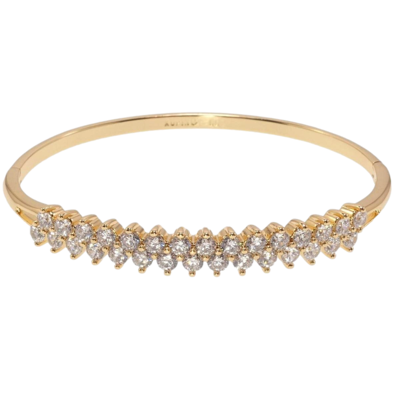 Браслет Xuping Позолота 18K Іскристість ø 6см фото №1