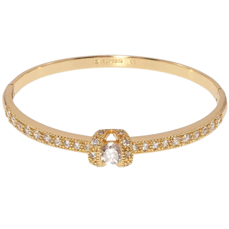 Браслет Xuping Позолота 18K Очарование ø 5,8см фото №1