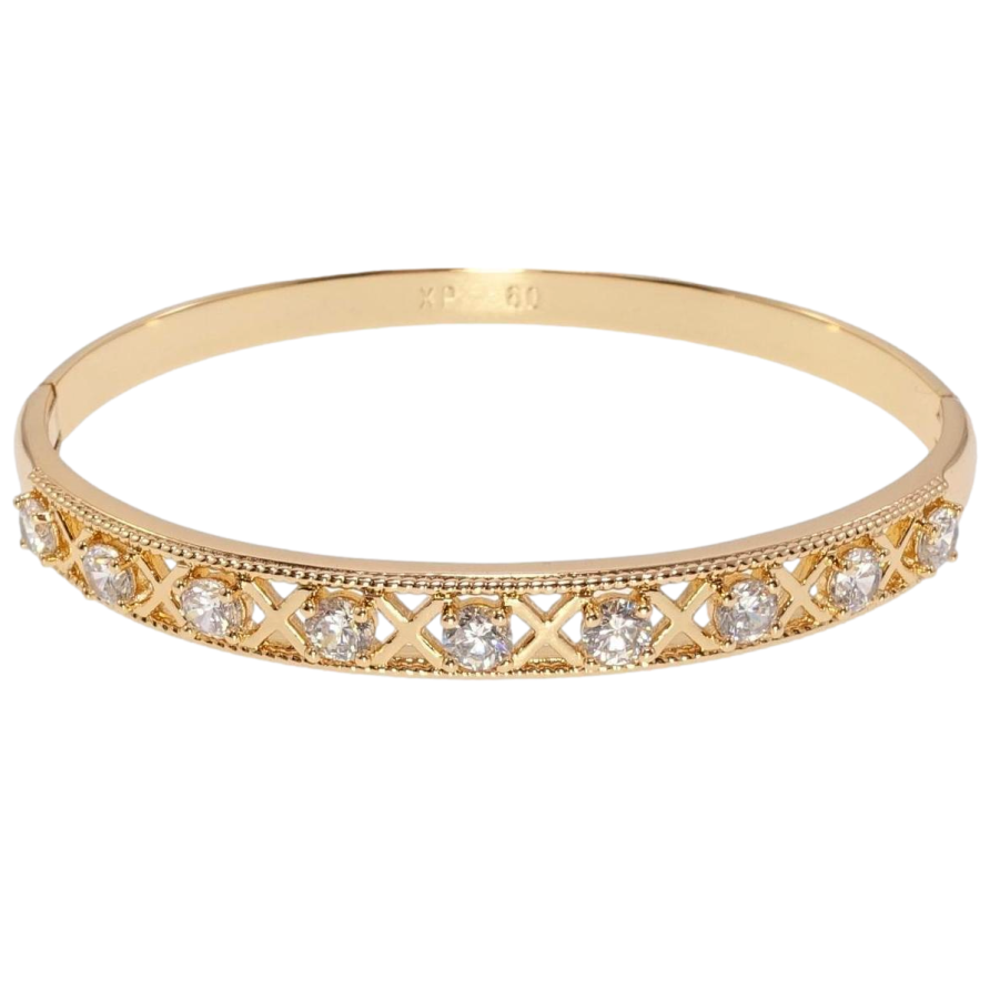 Браслет Xuping Позолота 18K Етно-стиль ø 5,6см фото №1 Браслет Xuping Позолота 18K Етно-стиль ø 5,6см фото №1