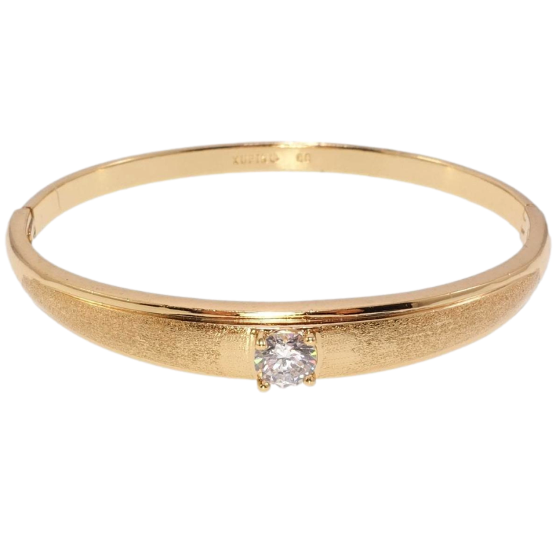 Браслет Xuping Позолота 18K Мінімалізм ø 5,8см фото №1