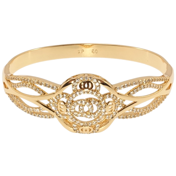 Браслет Xuping Позолота 18K Союз ø 6см фото №3 Браслет Xuping Позолота 18K Союз ø 6см фото №3