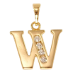 Кулон Xuping цвет Позолота 18K "Буква W" фото №2