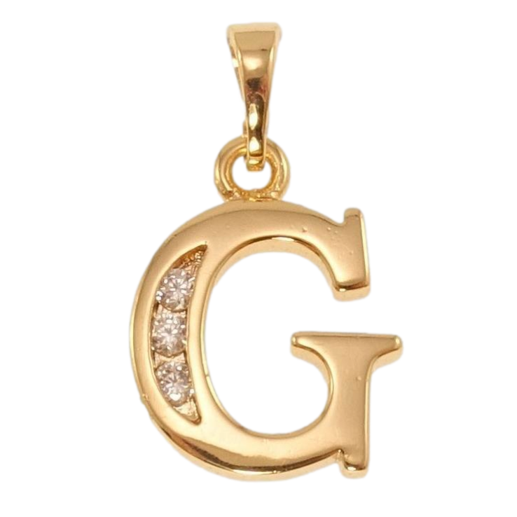 Кулон Xuping Позолота 18K Літера G фото №16 Кулон Xuping Позолота 18K Літера G фото №16