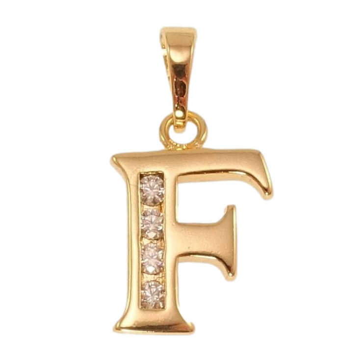 Кулон Xuping Позолота 18K Літера F фото №17 Кулон Xuping Позолота 18K Літера F фото №17