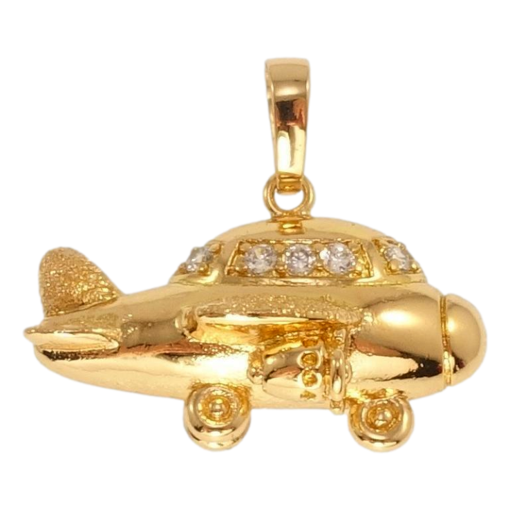 Кулон Xuping Позолота 18K Літак фото №14