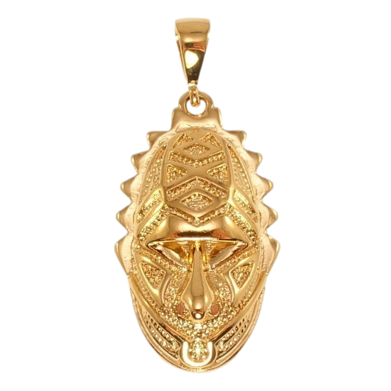 Кулон Xuping Позолота 18K Африканская Маска фото №1 Кулон Xuping Позолота 18K Африканская Маска фото №1