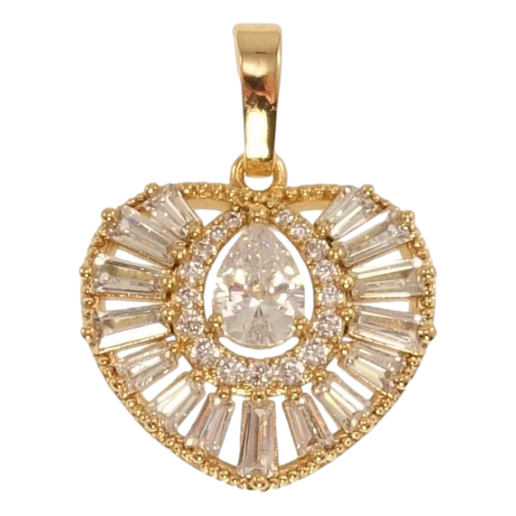 Кулон Xuping Позолота 18K Сердце с цирконием фото №4 Кулон Xuping Позолота 18K Сердце с цирконием фото №4