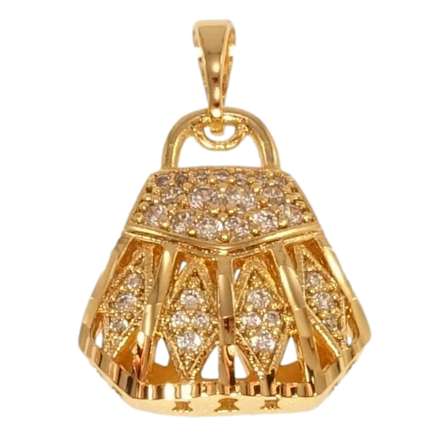 Кулон Xuping Позолота 18K Різна сумочка з цирконієм фото №1