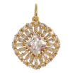 Кулон Xuping цвет Позолота 18K "Кристальное мерцание" для цепочки до 4мм фото №2