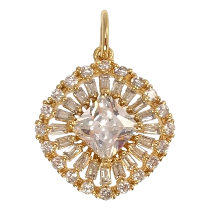 Кулон Xuping Позолота 18K Кристальне мерехтіння фото №18