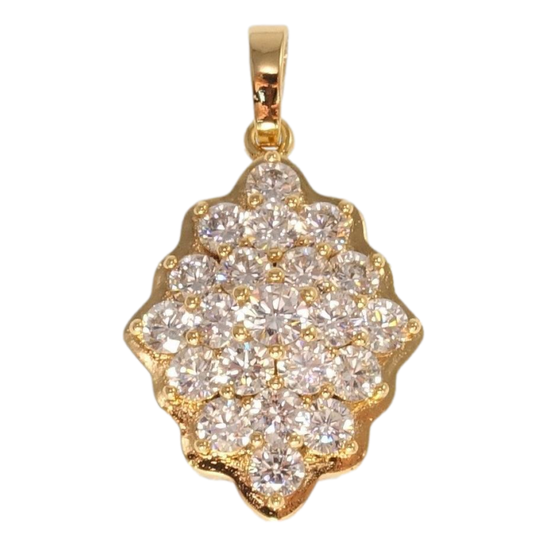 Кулон Xuping Позолота 18K Фигурная подвеска с цирконием фото №1 Кулон Xuping Позолота 18K Фигурная подвеска с цирконием фото №1