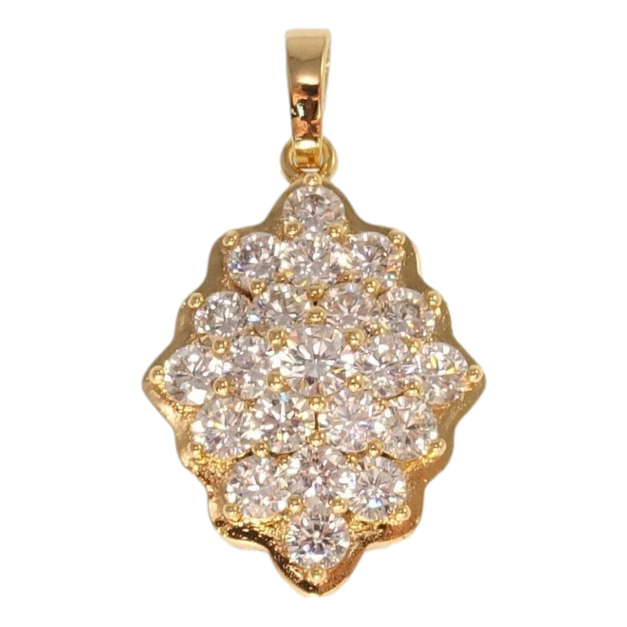 Кулон Xuping Позолота 18K Фигурная подвеска с цирконием фото №1 Кулон Xuping Позолота 18K Фигурная подвеска с цирконием фото №1