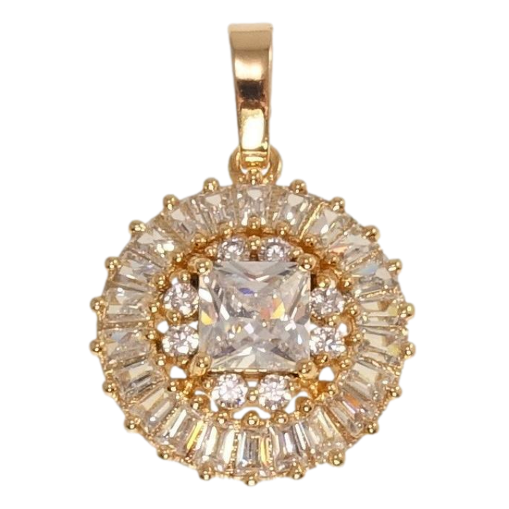 Кулон Xuping Позолота 18K Кришталевий блиск кристалів фото №17