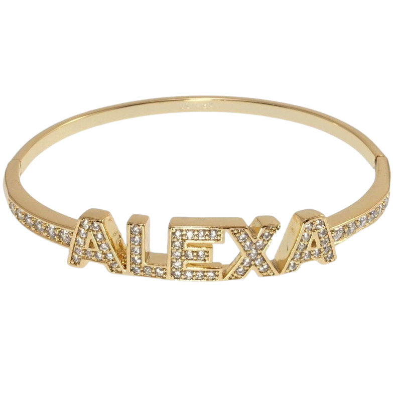 Браслет Xuping Позолота 18K АLEXA ø 6см фото №1