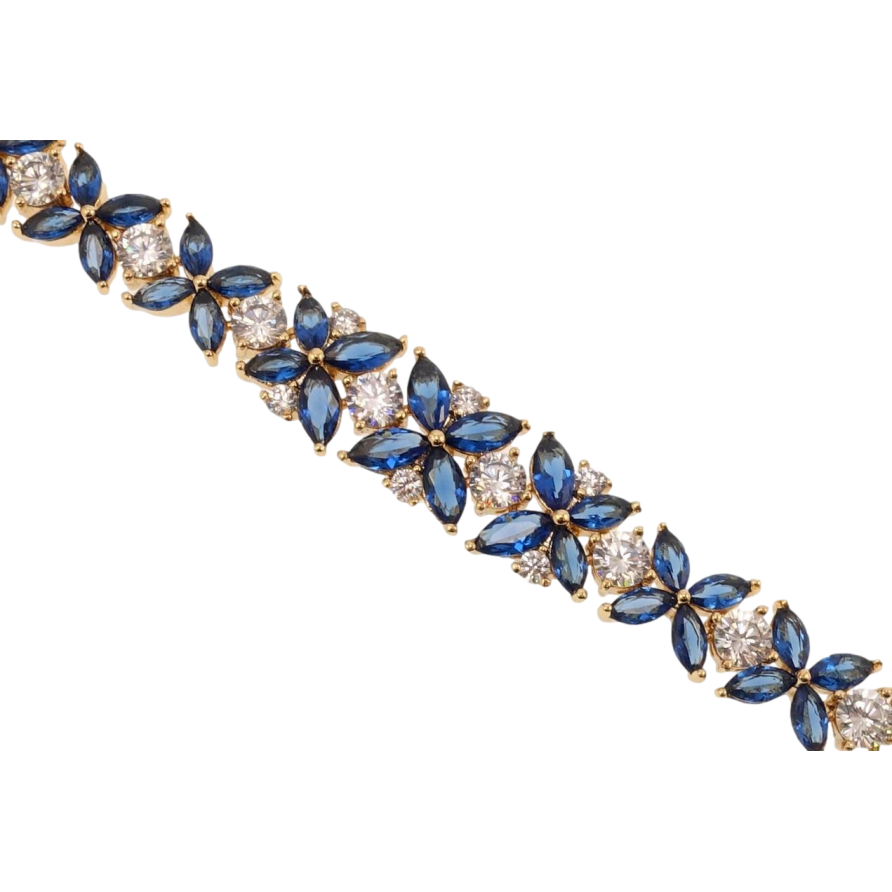 Браслет Xuping Позолота 18K Цветочное совершенство длина с доп.замком 17,19см х 8-10мм фото №1 Браслет Xuping Позолота 18K Цветочное совершенство длина с доп.замком 17,19см х 8-10мм фото №1