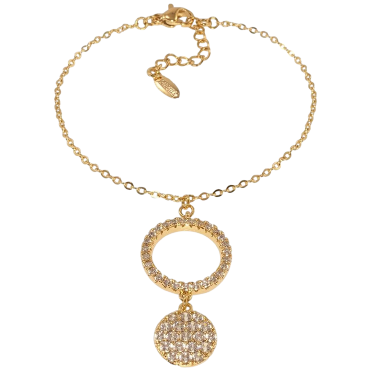 Браслет Xuping Позолота 18K Якорное плетение с круглыми подвесками длина с доп. цепочкой 17-20см х 2мм фото №24 Браслет Xuping Позолота 18K Якорное плетение с круглыми подвесками длина с доп. цепочкой 17-20см х 2мм фото №24