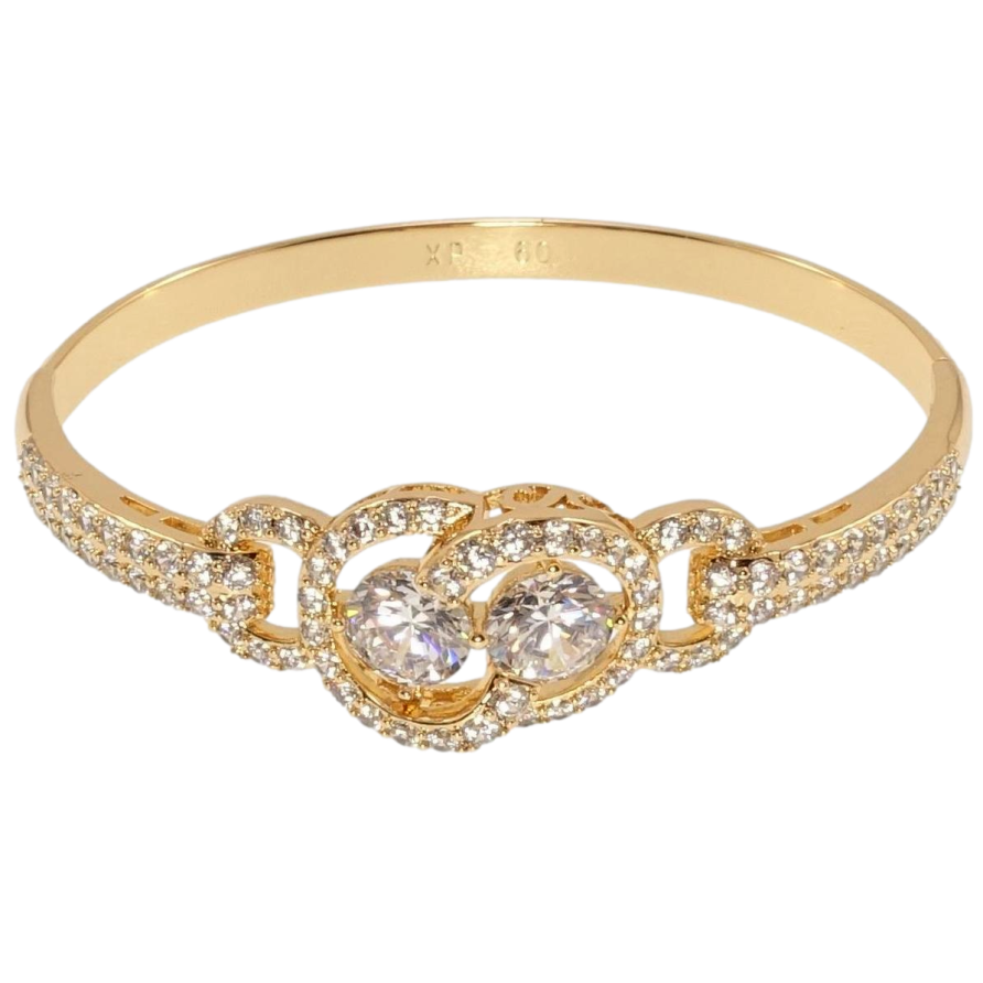 Браслет Xuping Позолота 18K Гармонія ø 6см фото №1